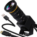 HDMI USB Webcam 4K Camera Simultaneous Output Video Conference 10X Optical Zoom Lens Close up Computer Web Cam for Webcast Industrial Inspection Education Training Camera