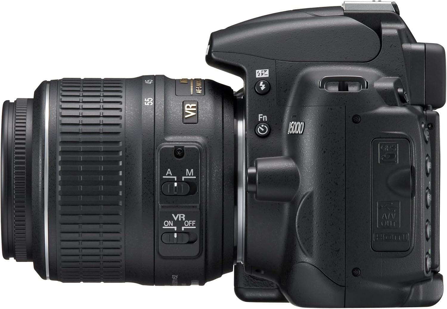 Nikon D5000 12.3 MP DX Digital SLR Camera with 18-55mm f/3.5-5.6G VR Lens and 2.7-inch Vari-angle LCD