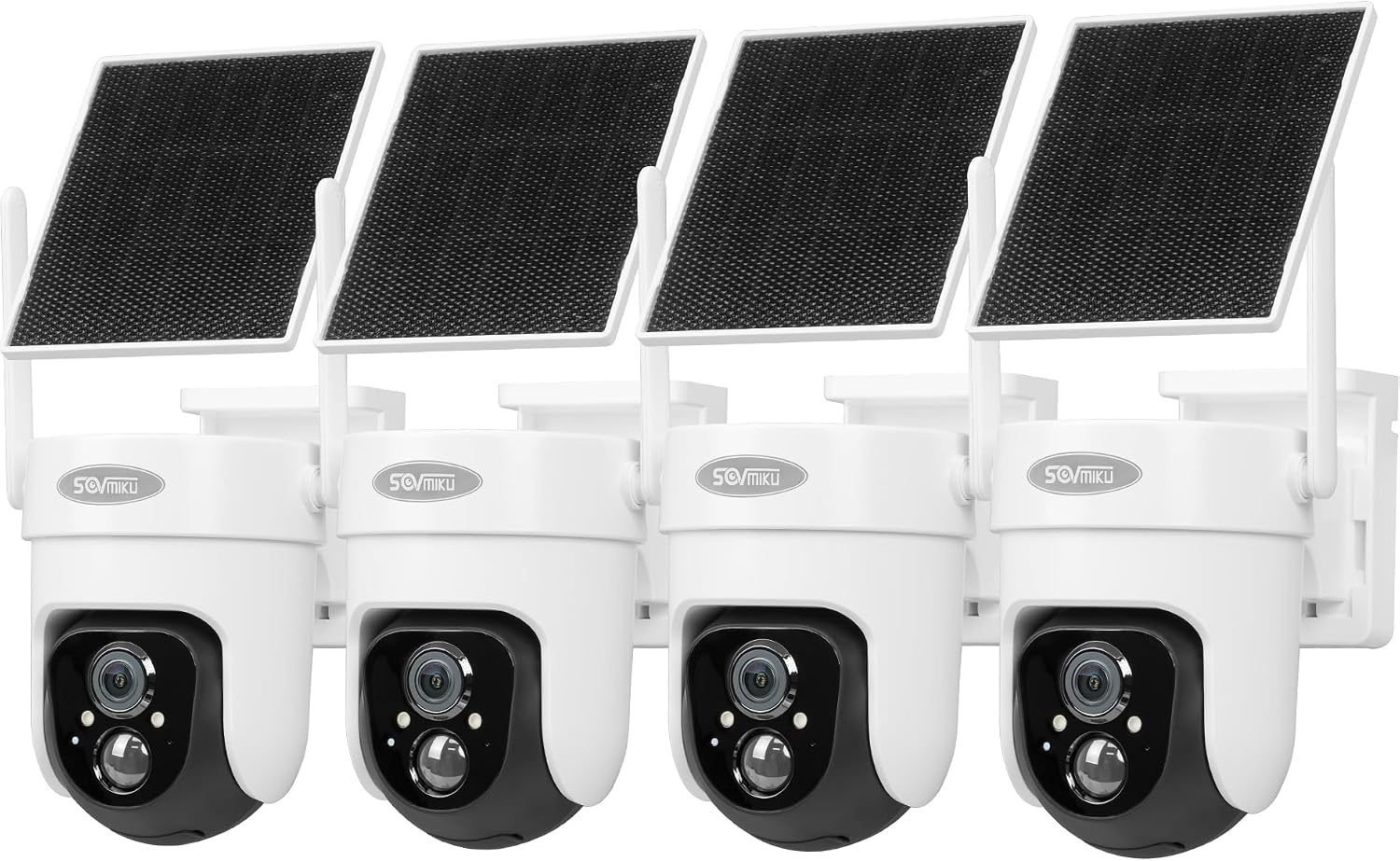 Vicohome 4CQ4G 2K AI Solar Security Camera Wireless Outdoor, Battery Powered Cam, Color Night Vision, Two Way Audio, Motion Detection, Easy to Setup, Audible Flashlight Siren, 180 Days Exchange Policy