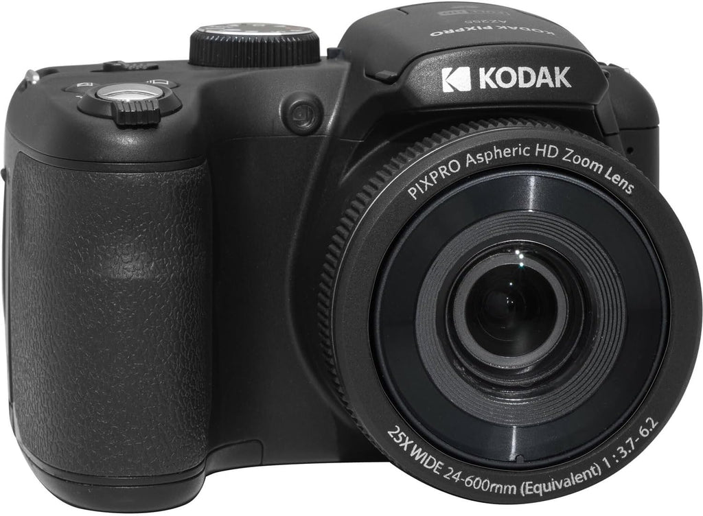 Kodak PIXPRO AZ255 Digital Camera + 32GB Memory Card (2) + Digital Camera/Video Case (Black)