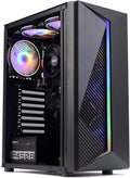 MXZ Desktop Gaming Computer Home&Office PC R5 5600GT,16GB DDR4, 1 T NVME SSD，6 RGB Fans, WiFi & Win 11 Pro 64-bit Ready