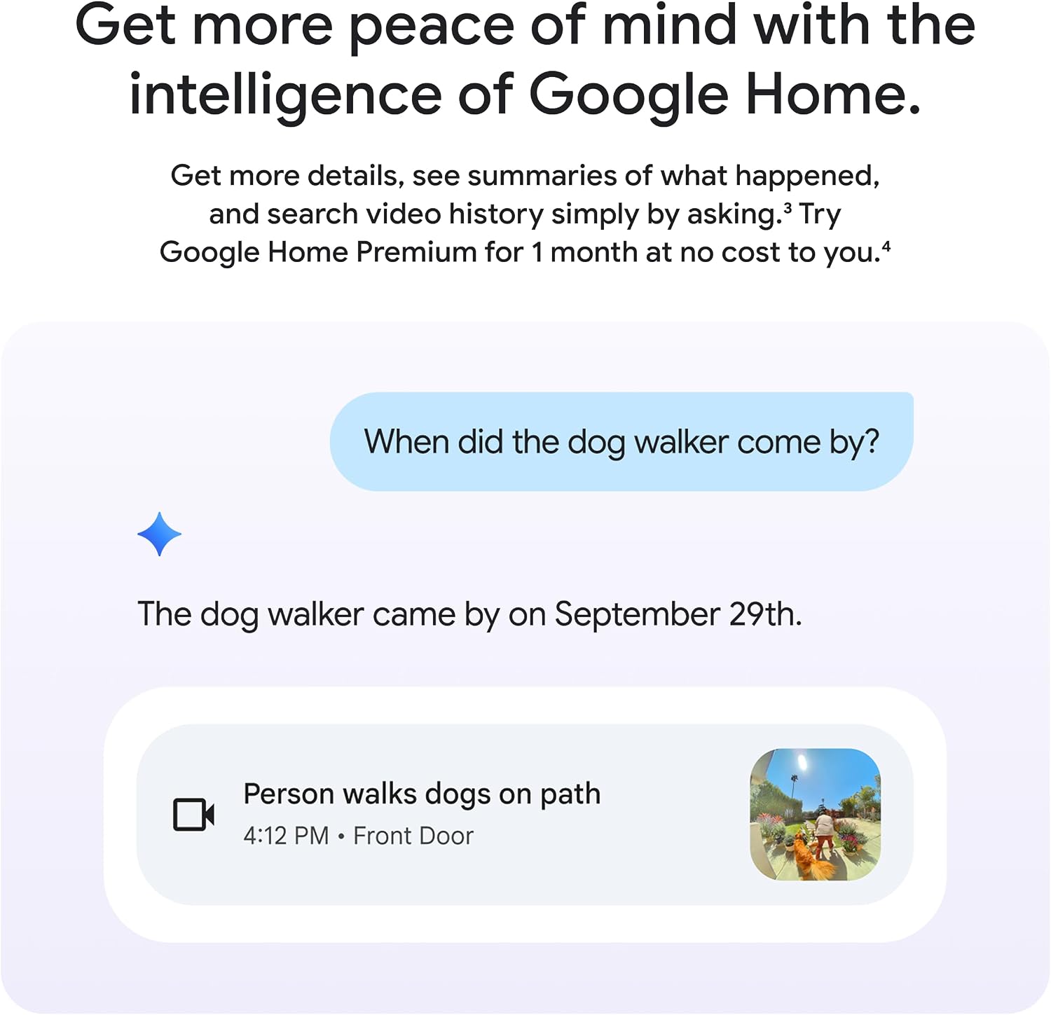 Google Nest Doorbell (Wired, 3rd Gen) - 2K Video and Gemini, Live View, Night Vision, 2-Way Audio - Works with Google Home - 2025 Model - Snow