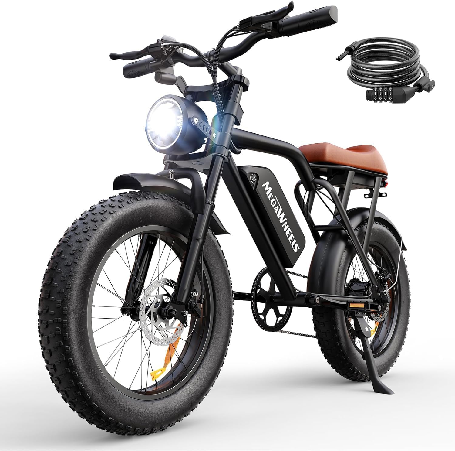 Ebikes for Adults | 1500W | 33MPH | 40/75 Miles | 48V 15.6AH Removable Battery | 7-Speed | 3 Modes | Full Suspension | Dual Disc Brake | 20'' All-Terrain Fat Tires | UL 2849 Certified Electric Bike