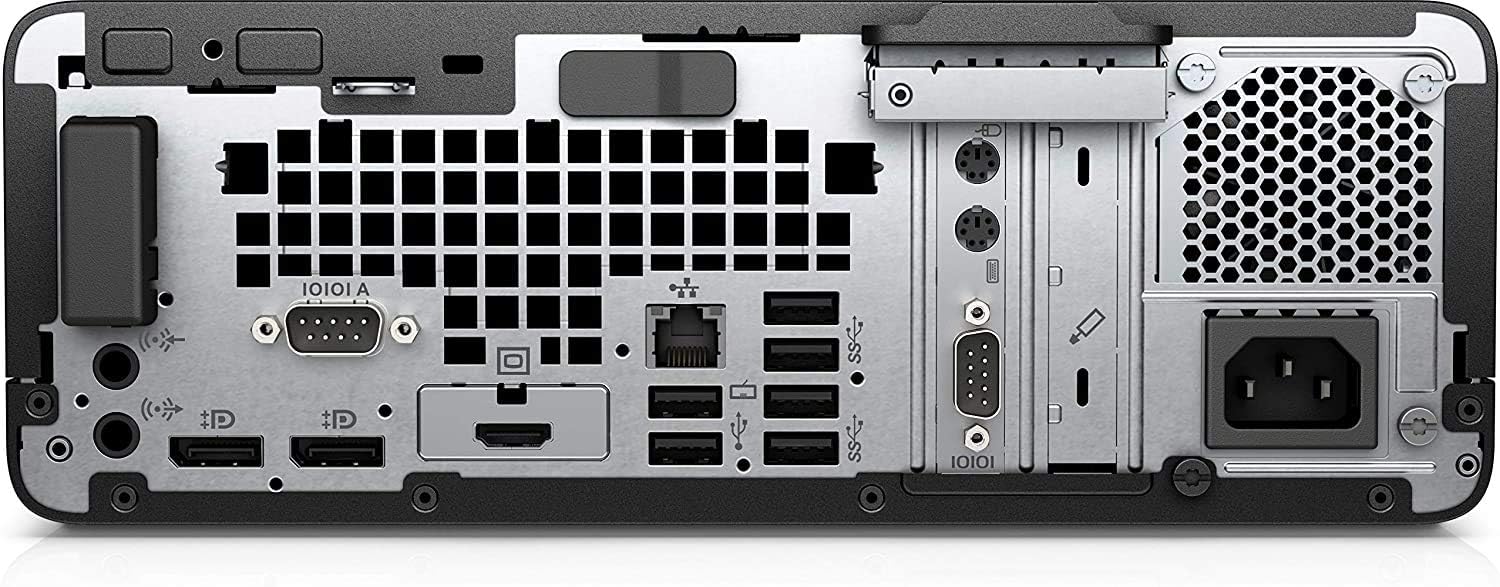 HP ProDesk 600 G4 SFF Desktop Computer, Intel Hexa Core i5-8500 3.0GHz, 16GB DDR4 RAM, 256GB PCIe SSD, Type-C, 2 Display Ports, Keyboard & Mouse, Black, Windows 11 Pro (Renewed)