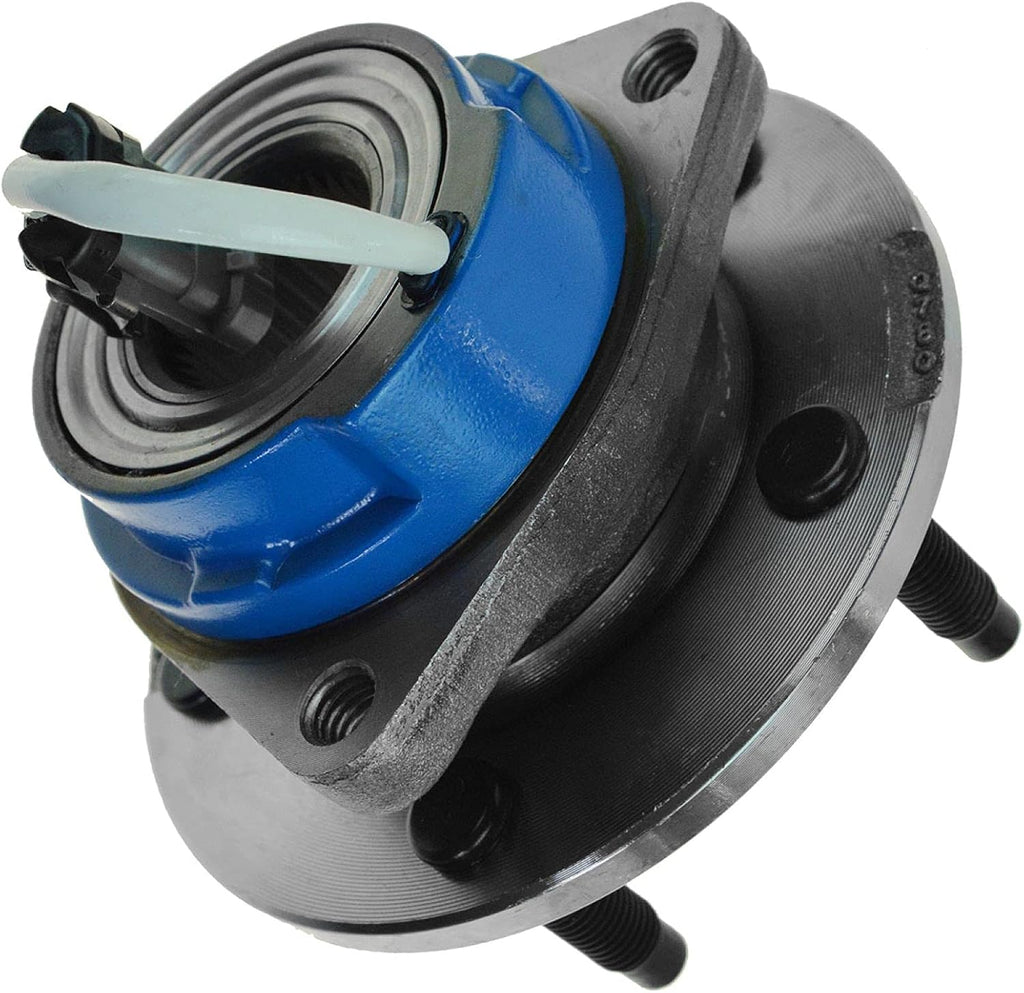 TRQ 2 Piece Front Rear Wheel Bearing & Hub Assembly Set Compatible with 2004-2005 Buick Century 2005-2009 Lacrosse 1997-2004 Regal 2005 Terraza 2000-2013 Chevrolet Impala 2014-2016 Impala Limited 200