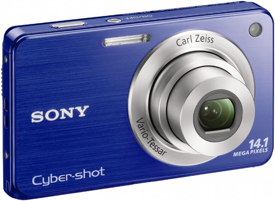Sony Cyber-Shot DSC-W560 14.1 MP Digital Still Camera with Carl Zeiss Vario-Tessar 4x Wide-Angle Optical Zoom Lens and 3.0-inch LCD (Blue)