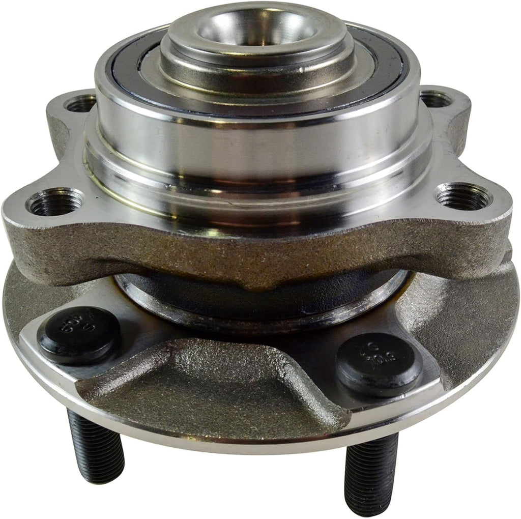 TRQ Front and Rear Wheel Bearing and Hub Assembly Set 4 Piece Compatible with 2003 Infiniti G35 2004-2006 G35 Base Model 2007 G35 Coupe 2003-2009 Nissan 350Z