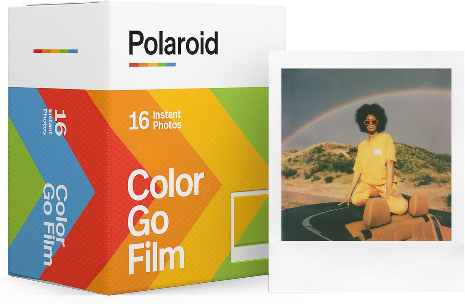 Polaroid Go Color Film (5-Pack) with Storage Box Bundle (6 Items)