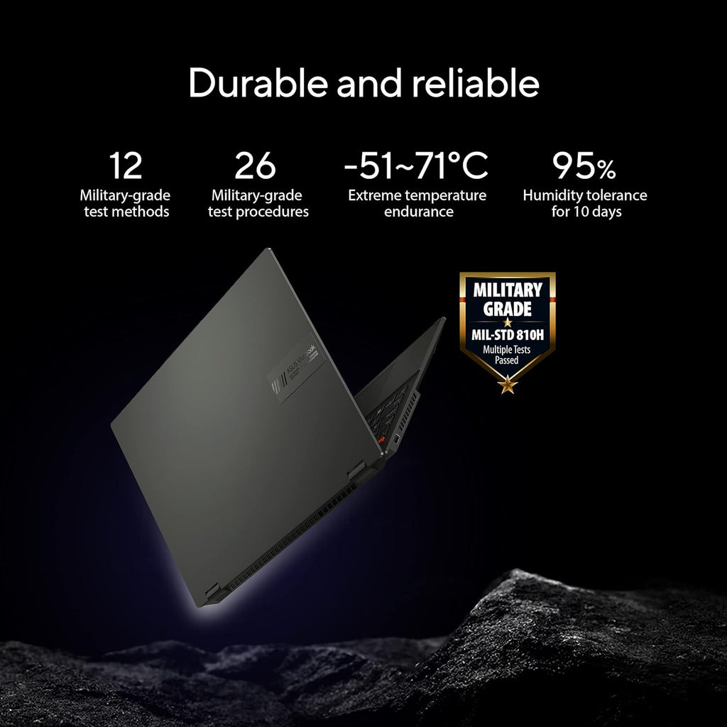 ASUS 2023 Vivobook S 16 Flip 16' WUXGA 16:10 Touch, Intel Core i5-13500H CPU, Intel HD Graphics, 8GB RAM, 512GB SSD, Stylus Supported, Windows 11 Home, Midnight Black, TP3604VA-DS51T