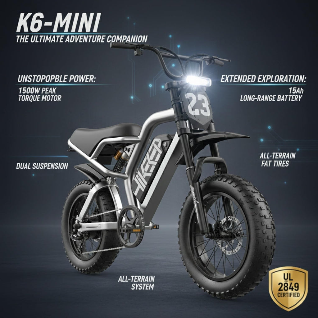 Electric Bike for Adults, 1500W-3000W Peak Fat Tire Ebike, All-Terrain Electric Dirt Bike with Dual Suspension, High Speed Off-Road Electric Bicycle, UL 2849 Certified, Removable Battery