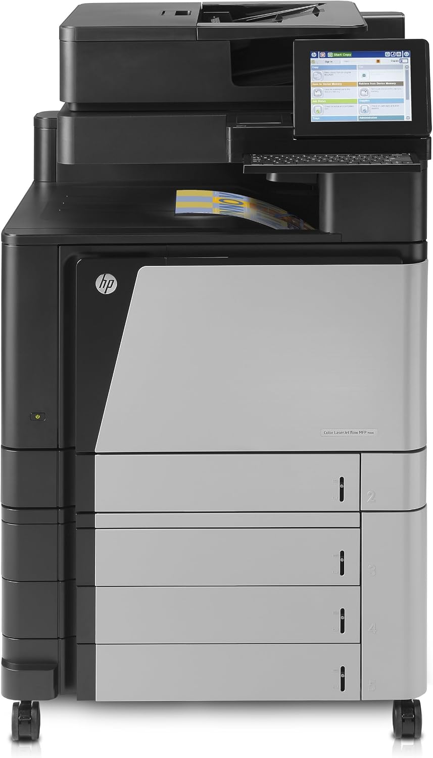Certified Refurbished HP Color LaserJet Enterprise flow MFP M880z A2W75A All-in-one with three months warranty