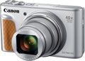Canon PowerShot SX740 Digital Camera w/40x Optical Zoom & 3 Inch Tilt LCD - 4K Video, Wi-Fi, NFC, Bluetooth Enabled (Silver)