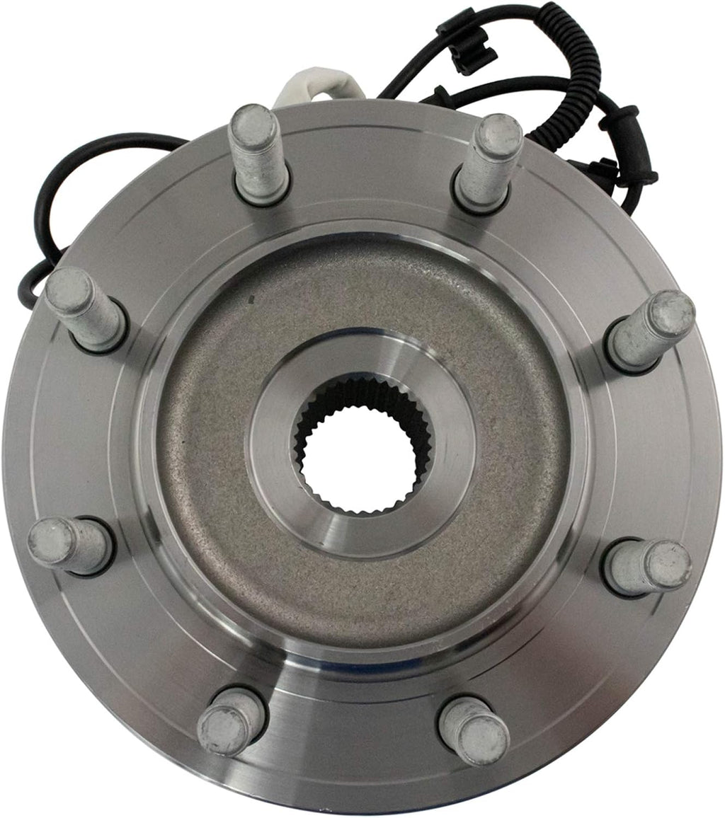 TRQ Front Left and Right Wheel Bearing and Hub Assembly Set 2 Piece Compatible with 14-18 Ram 2500 15-18 3500 2014 3500 Regular Cab 4WD 2014 3500 Cab and Chassis 4WD 2014 3500 Cab and Chassis RWD
