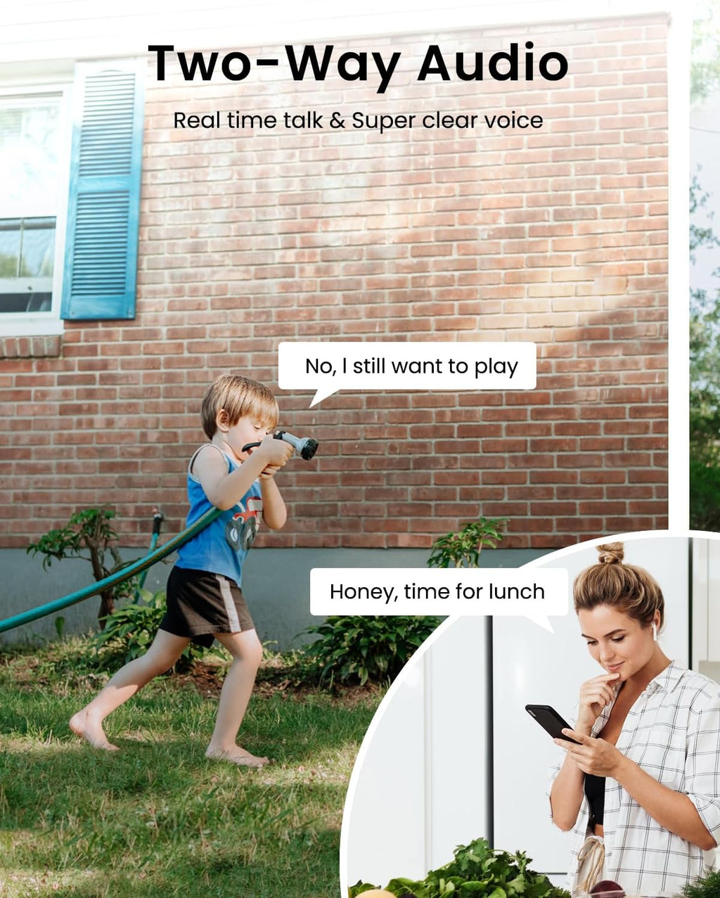 ANRAN 2K Cameras for Home Security Outside, Solar Security Cameras Wireless Outdoor, Battery Powered WiFi Surveillance with Human Detection, Color Night Vision, Spotlight, Works with Alexa (4 Pack)