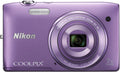 Nikon COOLPIX S3500 20.1 MP Digital Camera with 7x Zoom (Purple) (OLD MODEL)