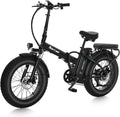 NARRAK Fat Tire Folding Electric Bike, 48V & 624Wh Lithium Removable Battery, Peak 1100W Brushless Motor, Max Speed 20Mph, M5 Large LCD Display, Suspension, Step-Over/Thru Frame