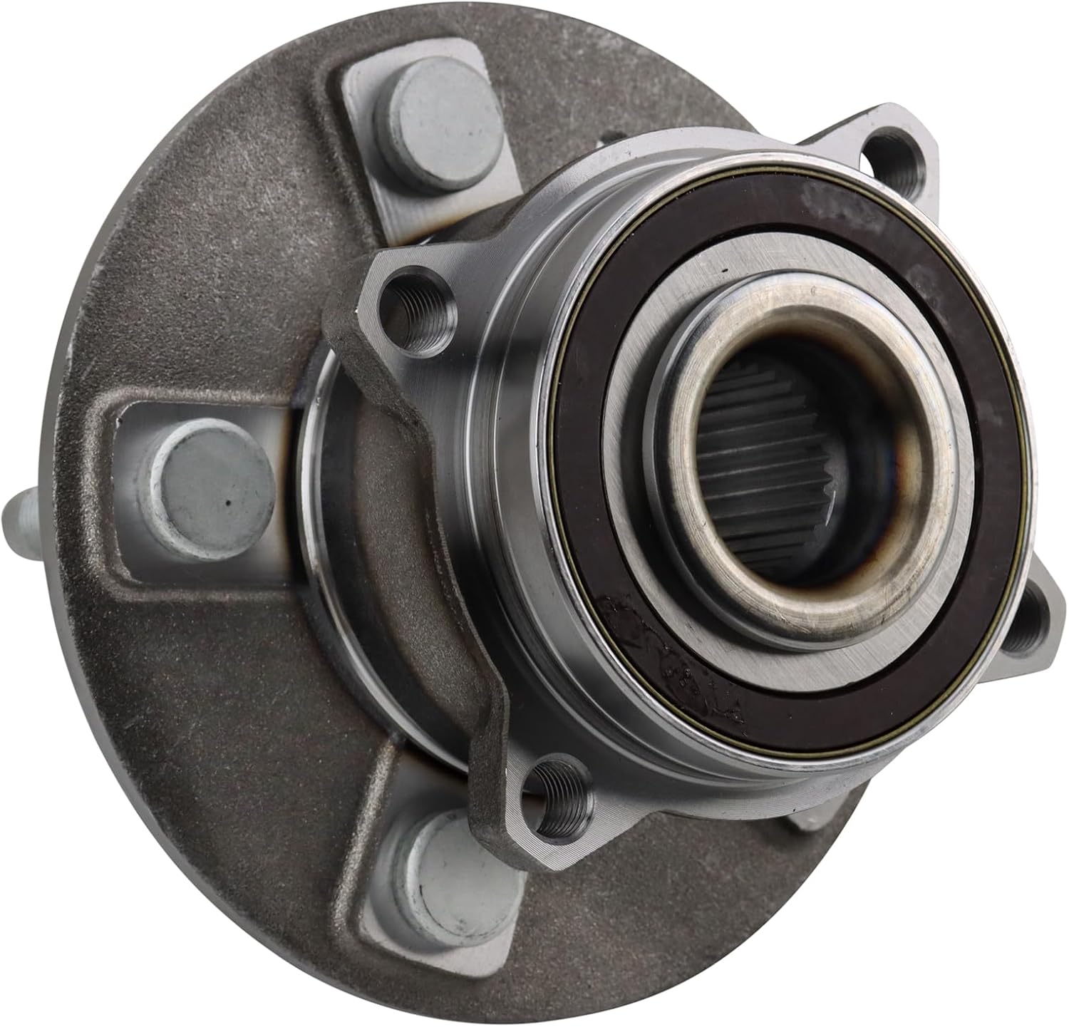 TRQ Driver and Passenger Side Wheel Bearing and Hub Assembly Set 2 Piece Compatible with 2012-2021 Tesla S 2016-2021 X