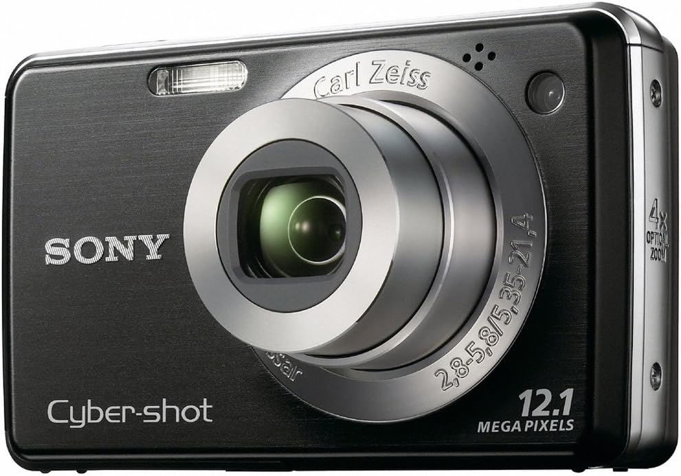 Sony Cyber-shot DSC-W230 12.1 MP Digital Camera with 4x Optical Zoom and Super Steady Shot Image Stabilization (Black)