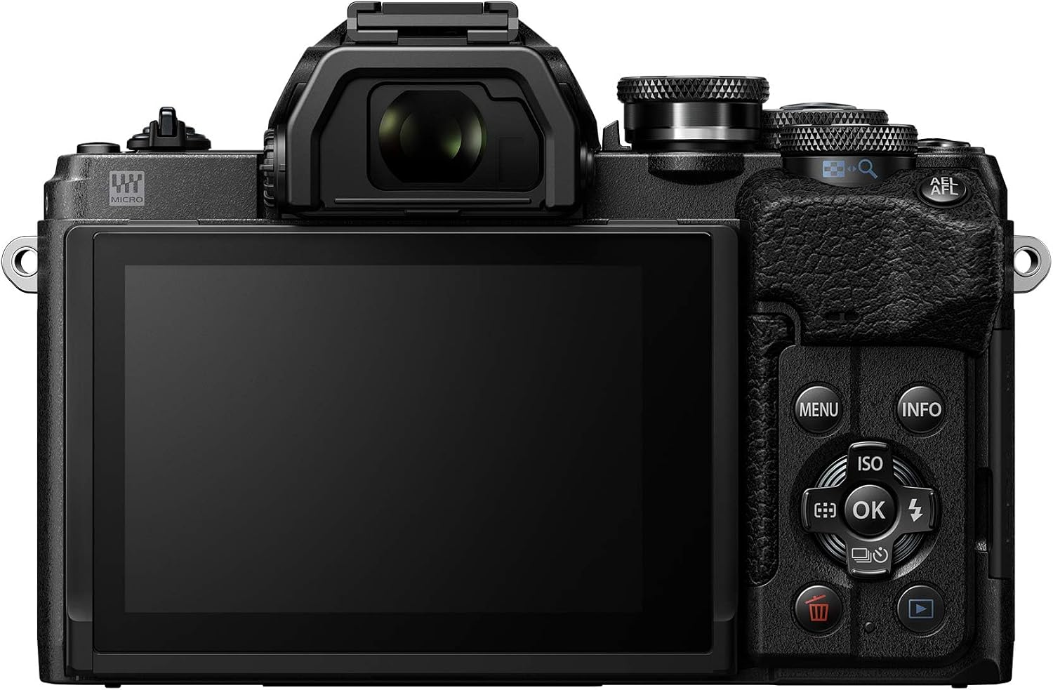 OM SYSTEM Olympus E-M10 Mark IV Black Micro Four Thirds System Camera 20MP Sensor 5-Axis Image Stabilization 4K Video Wi-Fi