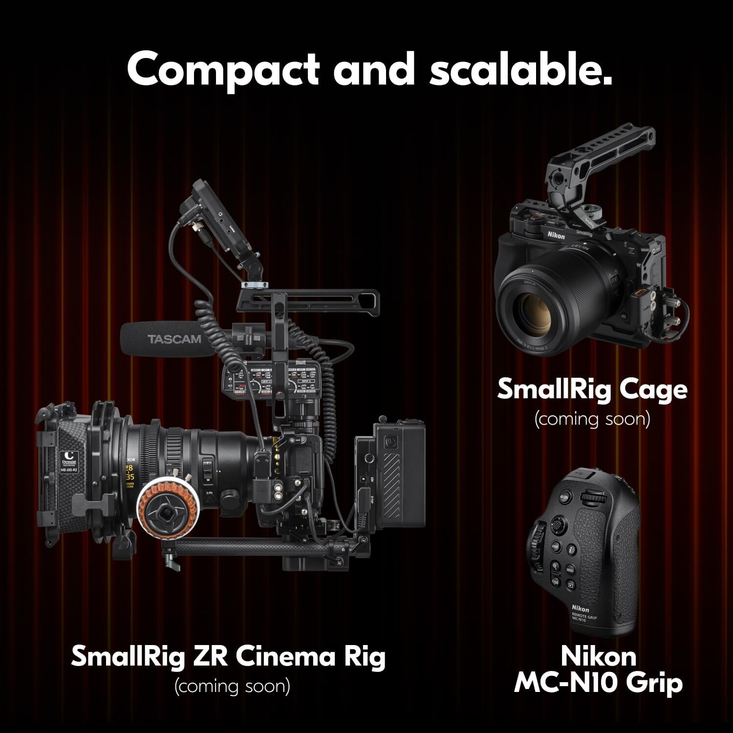 Nikon RED Z Cinema | ZR Cinema Camera | 32-Bit Float Audio RED Color Science 6K Full-Frame Camera Body with 4' DCI-P3 Monitor