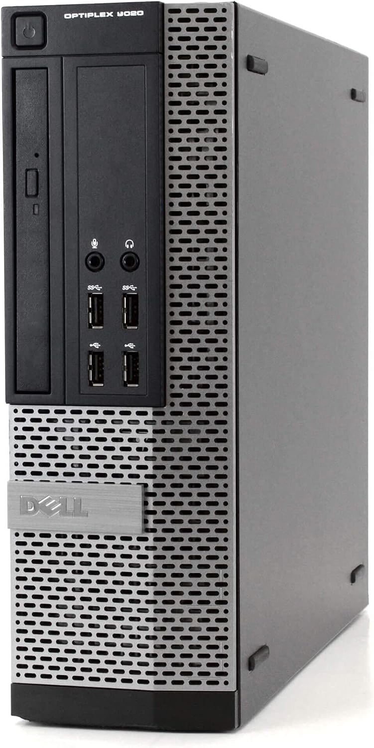 Dell Optiplex 9020 Desktop Computer PC, Intel Quad-Core i5, 500GB HDD Storage, 8GB DDR3 RAM, WiFi, 20 in Monitor, RGB Productivity Bundle, Windows 11 Pro (Renewed)