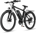 ZNH Electric Bike for Adults, 750W Peak Electric Mountain Bike with 48V 13Ah Removable Battery, 20MPH Brushless Motor Up to 50 Miles, Suspension Fork, 26'' Fat Tire Commuter Ebike, Black (02S-Black)