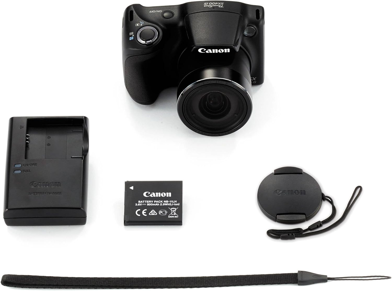 Canon Powershot SX400 is 16.0 MP Digital Camera with 30x Optical Zoom and 720p HD Video (Black)