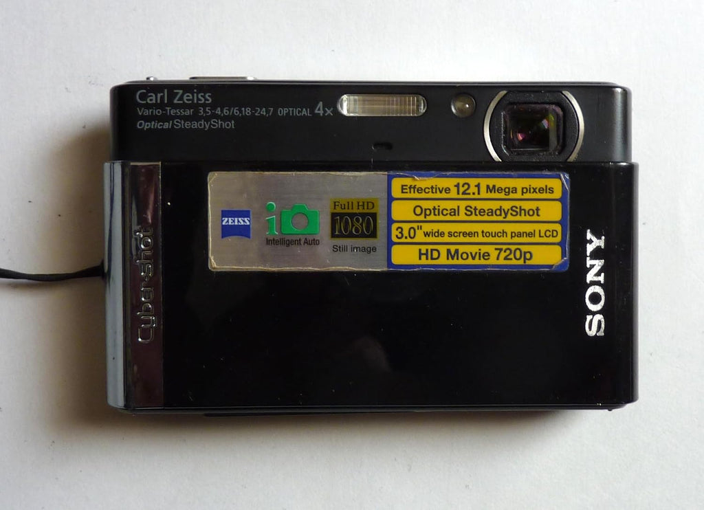 Sony Cyber-shot DSC-T90 12.1MP Digital Camera with 4x Optical Zoom and Super Steady Shot Image Stabilization (Black)