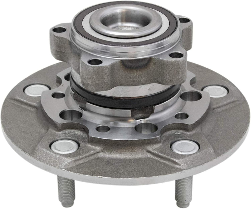 TRQ 2 Piece Front Wheel Bearing & Hub Assembly Set with ABS Sensor Compatible with 2015-2019 Ford Transit-150 Transit-250 Transit-350 Transit-350 HD