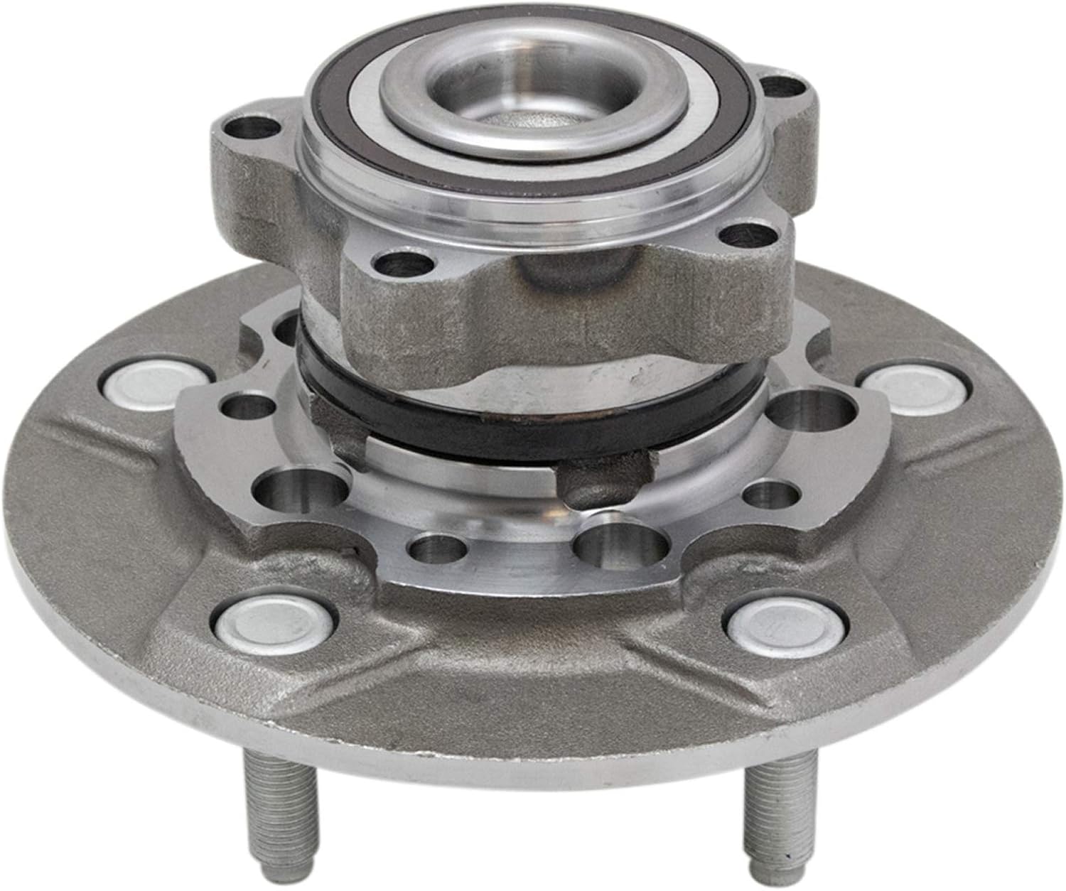 TRQ 2 Piece Front Wheel Bearing & Hub Assembly Set with ABS Sensor Compatible with 2015-2019 Ford Transit-150 Transit-250 Transit-350 Transit-350 HD
