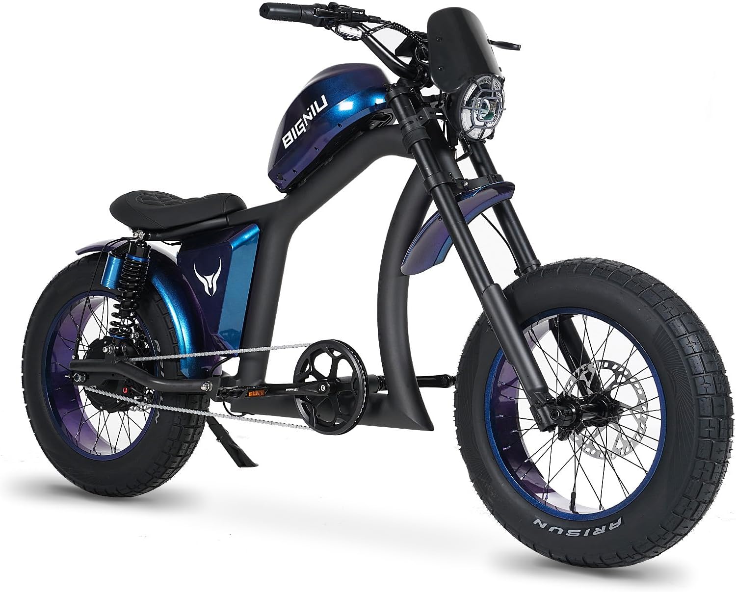 BIGNIU BG-X Electric Bike for Adults 1500W Brushless Motor with 48V/31.5Ah Battery, 34+ MPH Up to 40 Miles Range 20' *5' Fat TireFront/Rear Turn Signal, Dual Suspension