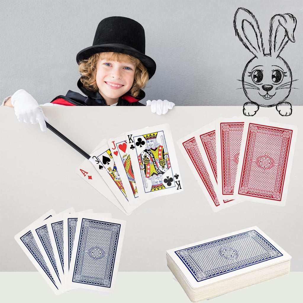 The Dreidel Company Playing Cards Deck, 2.25 Inch x 3.5 Inch (144-Pack)