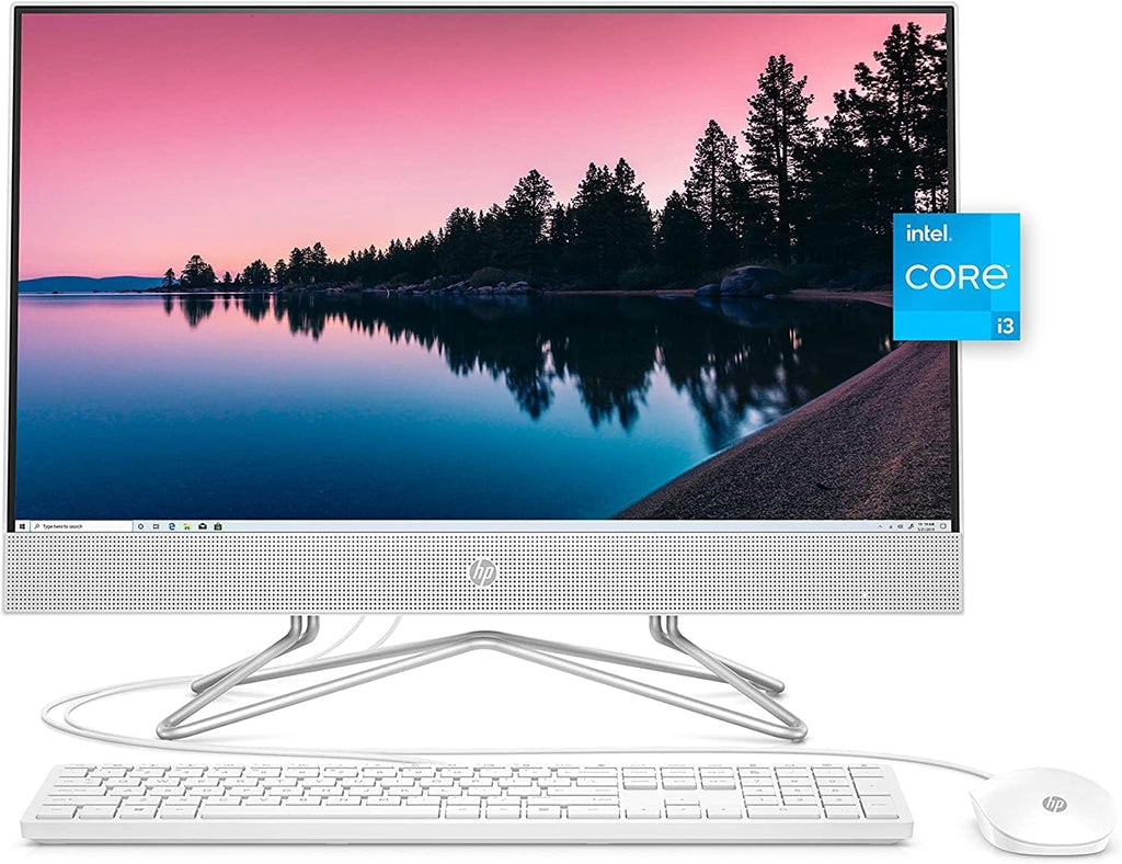 HP All-in-One Desktop PC, 11th Gen Intel Core i3-1115G4 Processor, 8 GB RAM, 512 GB SSD Storage, Full HD 23.8' Display, Windows 10 Home, Remote Work Ready, Mouse and Keyboard (24-dp1250, 2021)