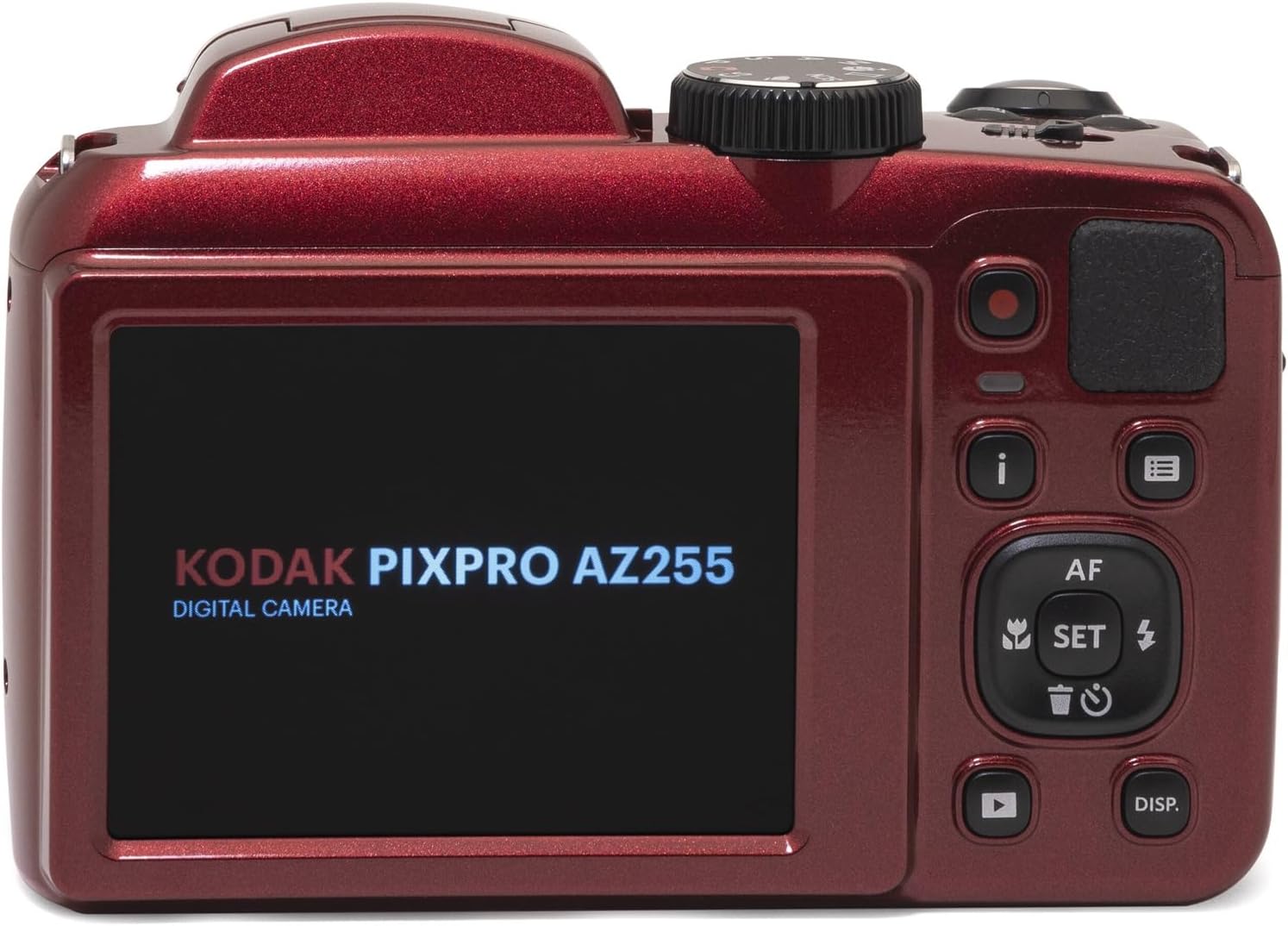 Kodak PIXPRO AZ255 25X Optical Zoom 16MP Digital Camera (Red)+ 32GB Memory Card (2) + Digital Camera/Video Case