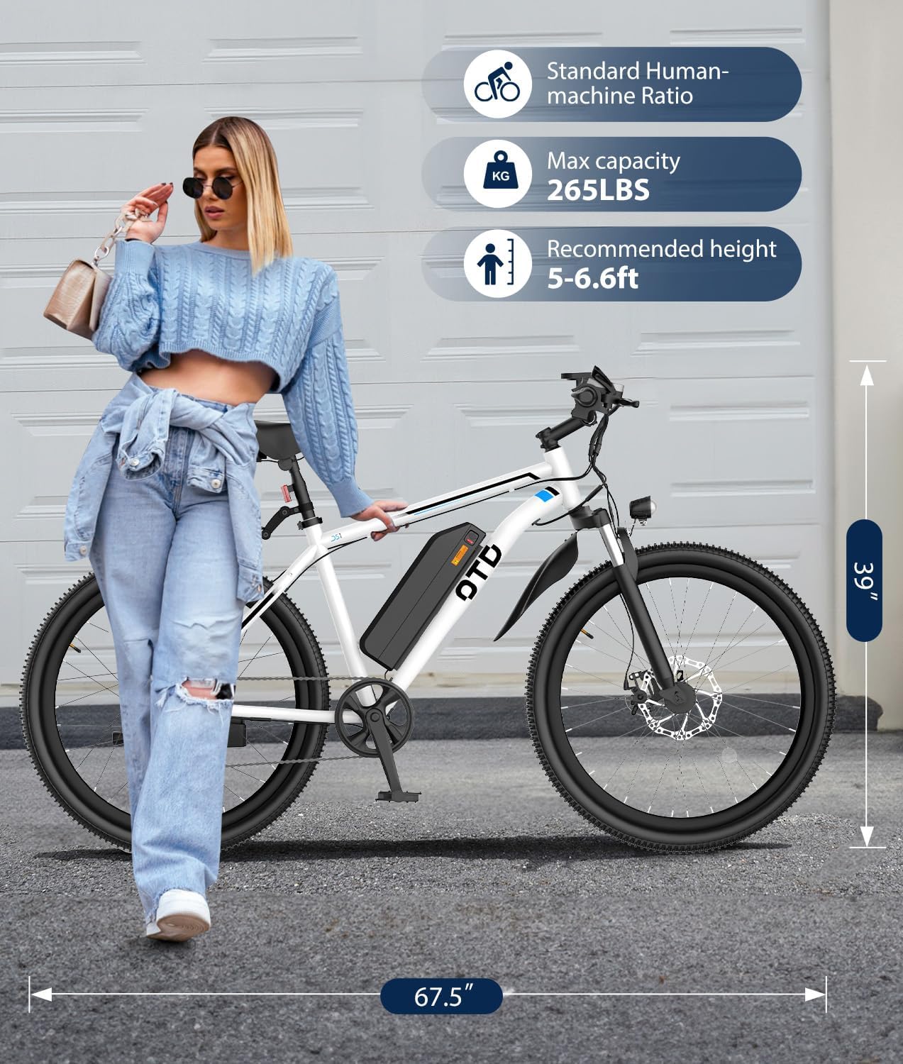 Electric Bike For Adults 1200W Peak Lightweight Mountain Ebikes,28MPH 26'x2.1' Fast Electric Bicycles,90 Miles PAS Long Range,48V 624Wh Removable Battery,7-Speed E-Bicycles with Mobile Phone Holder