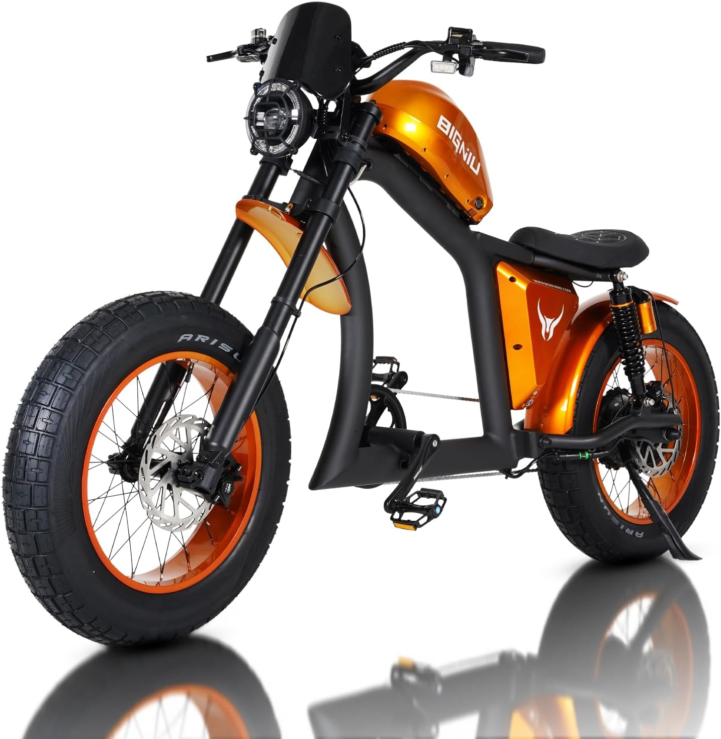 BIGNIU BG-X Electric Bike for Adults,1500W Brushless Motor 48V/31.5Ah Up to 40 Miles E-Bike Front/Rear Turn Signal Dual Suspension Ebikes