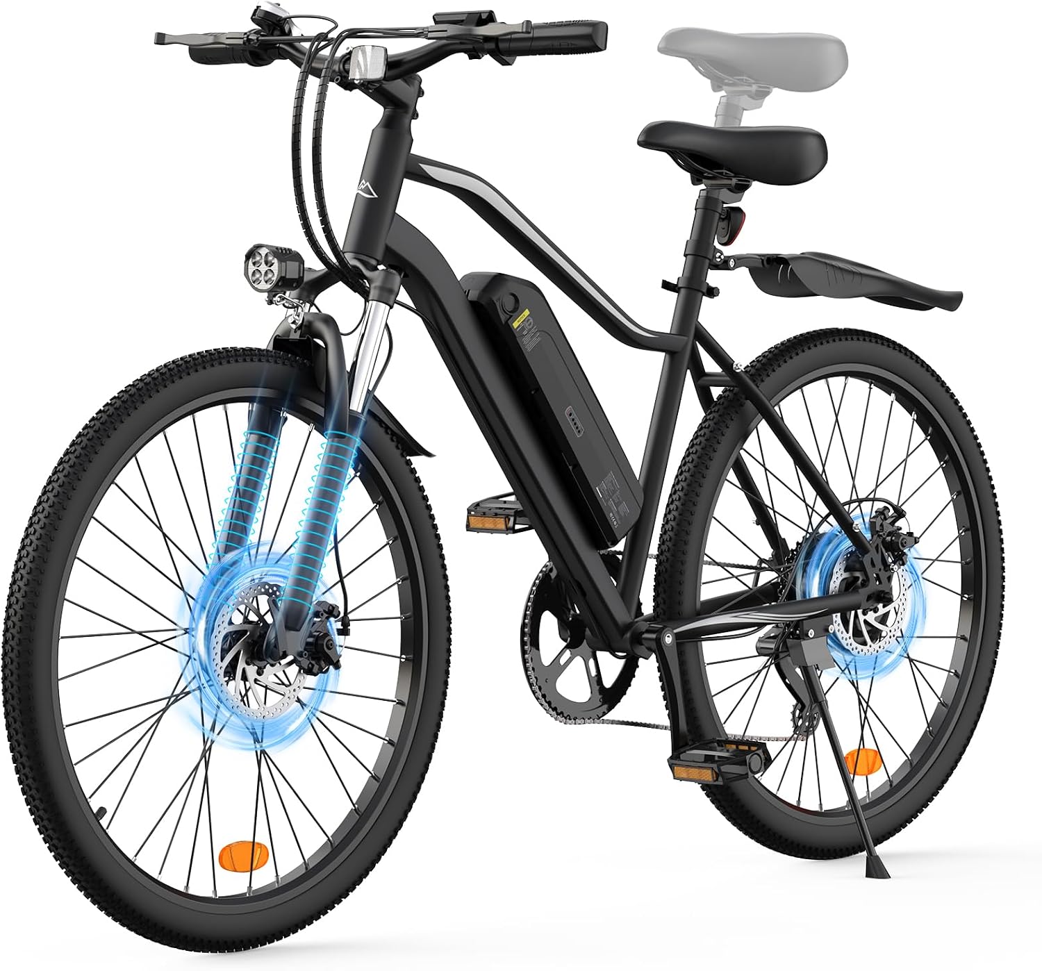 Electric Bike - Electric Bike for Adults, 1500w/1000W/750W Peak Motor, Up to 55 Miles, 20MPH EBike, 26'' Tires Lightweight E Bike for Commuting Mountain Road Sand