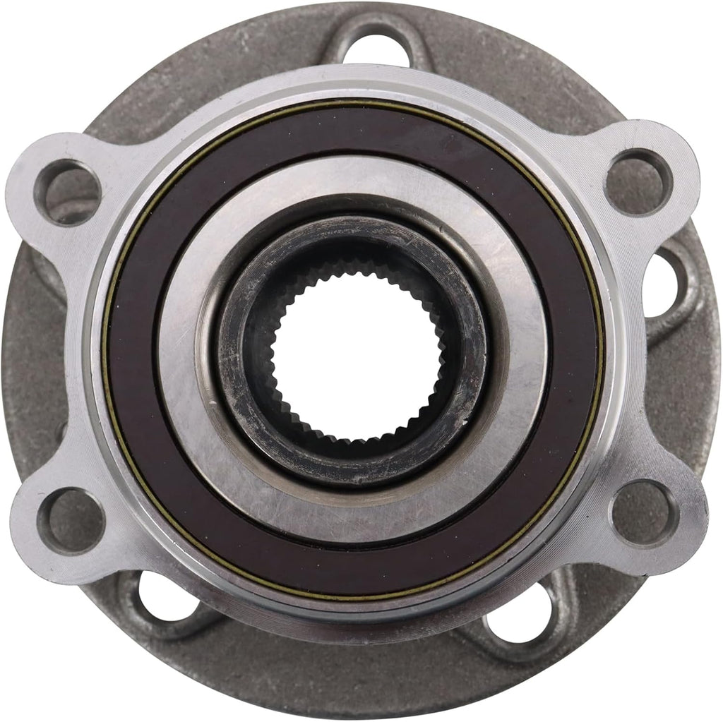 TRQ Front Left and Right Wheel Bearing and Hub Assembly Set 2 Piece Compatible with 2018-2021 Volkswagen Atlas 2020-2021 Atlas Cross Sport