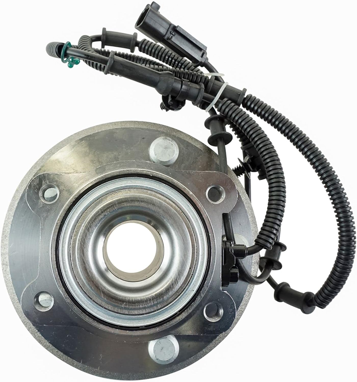 TRQ 2 Piece Front Rear Wheel Bearing & Hub Assembly Set Compatible with 2008-2011 Chrysler Town & Country Dodge Grand Caravan 2009-2011 Volkswagen Routan