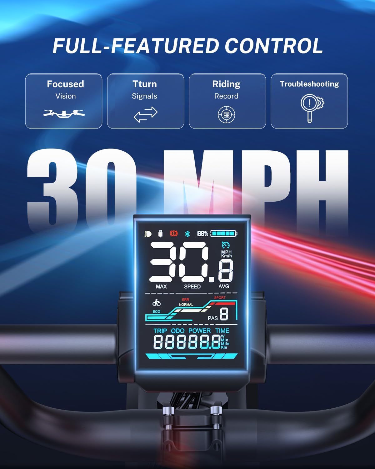 Jasion RetroVolt&Pro Electric Bike for Adults, 2000W/3000W Peak - 30/38MPH Electric Dirt Bike, 48V-52V, 13AH/20AH Battery, 70/90Miles Max Range Electric Motorcycle, 20'' X 4'' Fat Tire All-Terrain