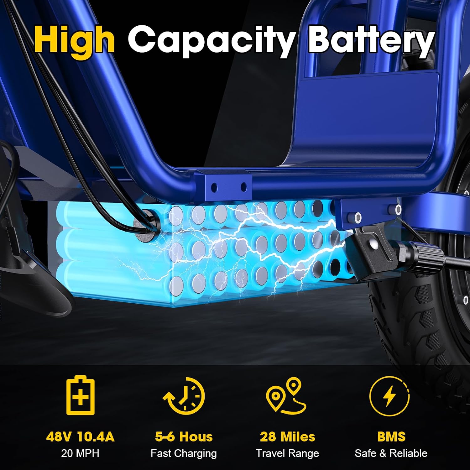 INSDRGN Adults Electric Scooter with Seat,1000W Peak Motor 48V 10.4AH Foldable Electric Scooter,14' Tires,20MPH, 28-Mile Long Range and Dual Disc Brakes,330lbs Max Load