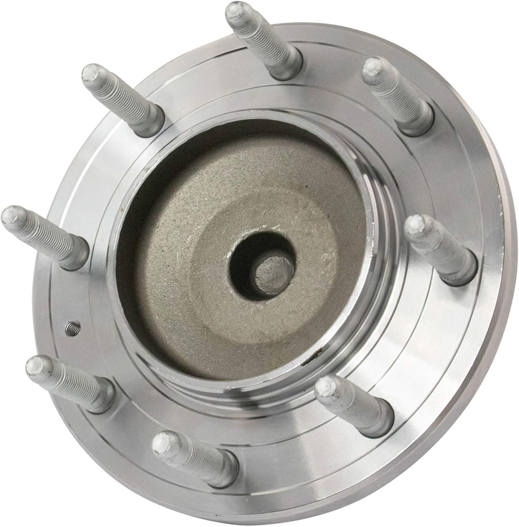 TRQ 2 Piece Front Wheel Bearing & Hub Assembly Set with ABS Sensor Compatible with 2011-2019 Chevrolet Silverado 2500 HD Silverado 3500 HD GMC Sierra 2500 HD Sierra 3500 HD