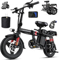 LELEKUAI Electric Bike for Adults, 1200W Peak Motor Commuter Ebike, 20-28MPH Speed, 32 Miles Range, Removable Waterproof Battery, Dual Disc Brakes Electric Bicycle, UL 2849 Certified