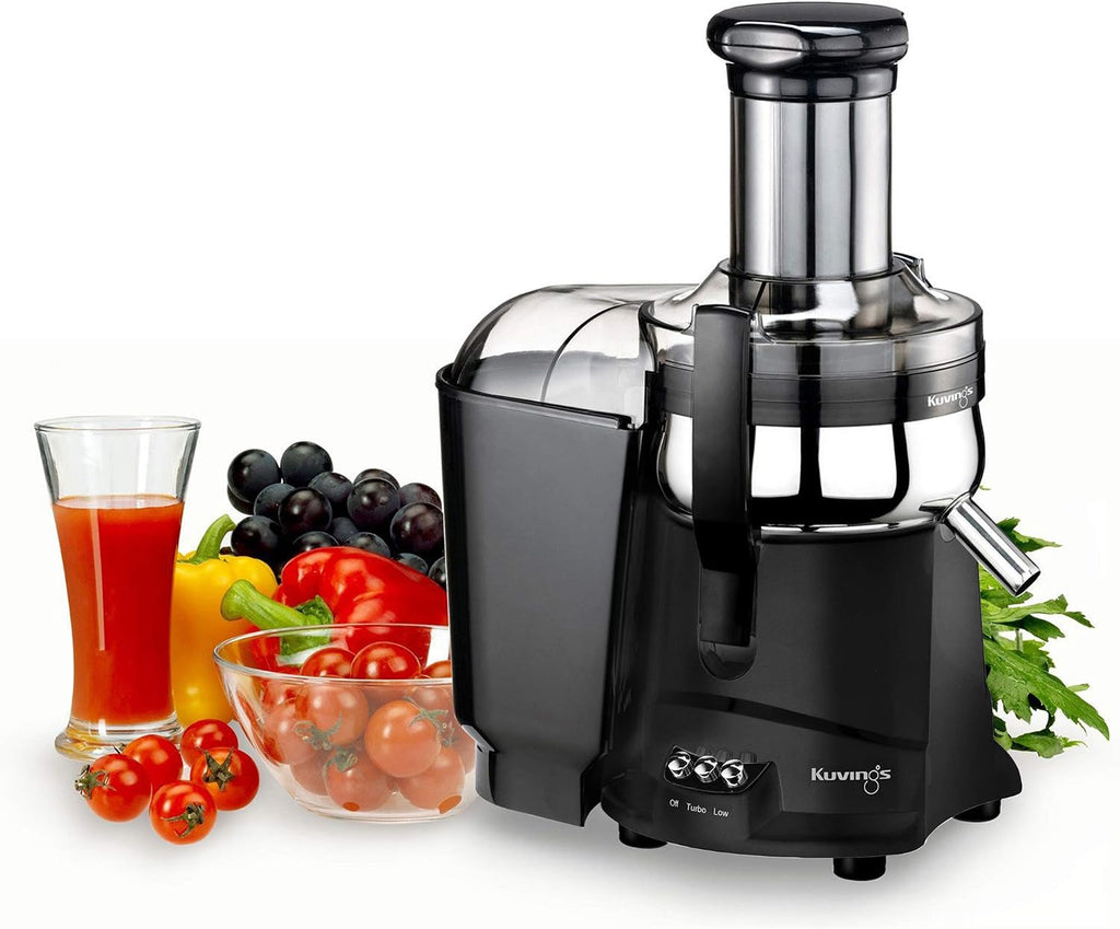 Kuvings Centrifugal Juicer, Black, 12.9 x 8.2 x 16 inches