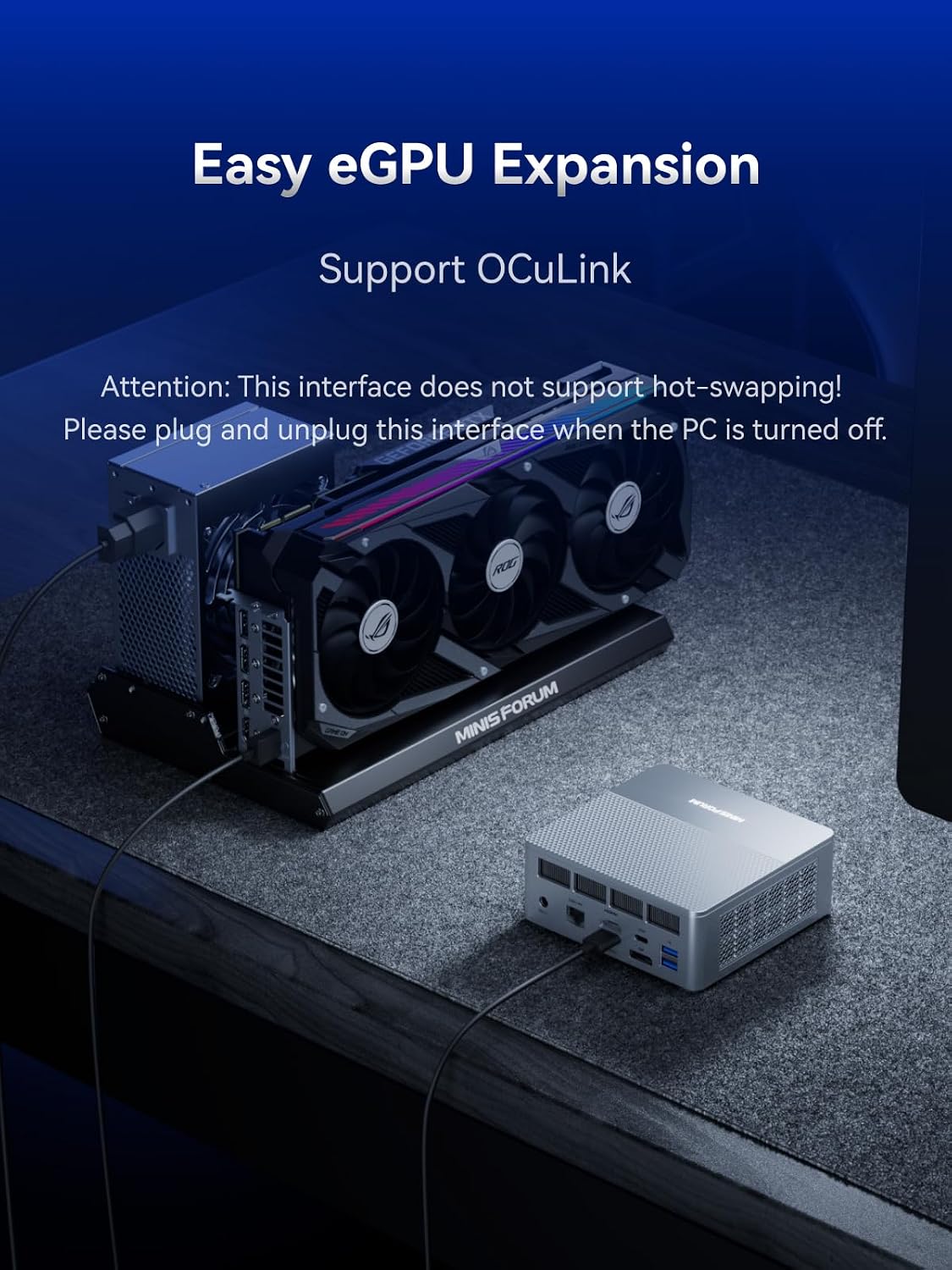 MINISFORUM X1 Lite-255 Mini PC AMD Ryzen 7 255 (8C/16T, Up to 4.9GHz), 32GB DDR5 1TB SSD, USB4/HDMI/DP 8K Video Output, 2.5G LAN, OCuLink, Dual DMIC, Wi-Fi6E/BT5.2, 4xUSB-A, Mini Computers Office Home