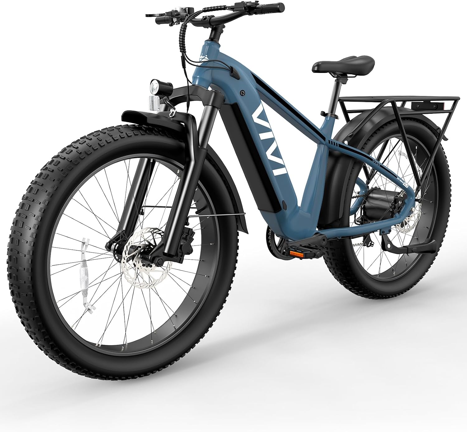 Vivi ACE01 Electric Bike for Adults,26' x 4.0 Fat Tire Ebike,750W Peak Motor Torque Sensor Electric Mountain Bike,20MPH Electric Bicycle with 48V 15AH Battery,Hydraulic Brake,SGS Certified to UL2849