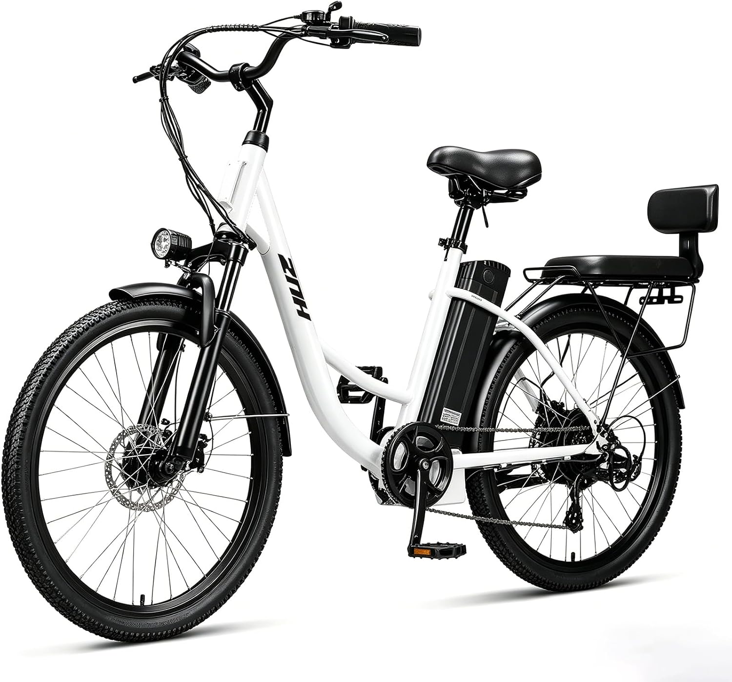 ZNH Electric Bike for Adults with 1000W Motor & 624/940.8 Wh Built-in Removable Battery, 70Miles 25 MPH Step Thru Electric Bicycle, 24'/26' Commuter E Bikes with 7-Speed, UL 2849 Certified