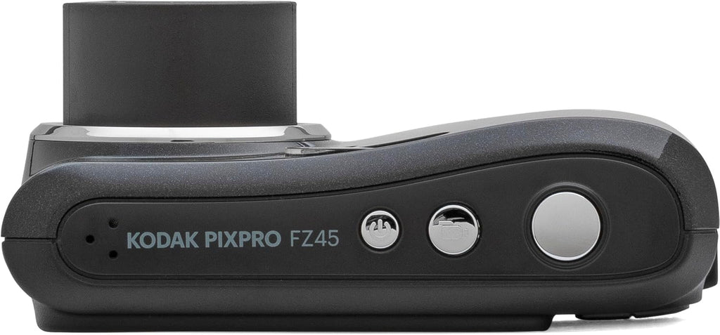 Kodak PIXPRO FZ45 16MP Digital Camera 4X Optical Zoom 27mm Wide Angle 1080P Full HD Video 2.7' LCD Camera (Black) + 64GB Card and Reader + Case + Memory Wallet + Tripod + Cleaning Bundle