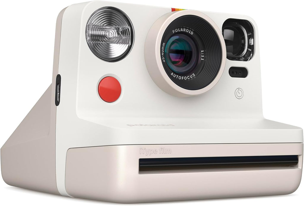 Polaroid Now 2nd Generation I-Type Instant Film Camera - Vintage White (9130)