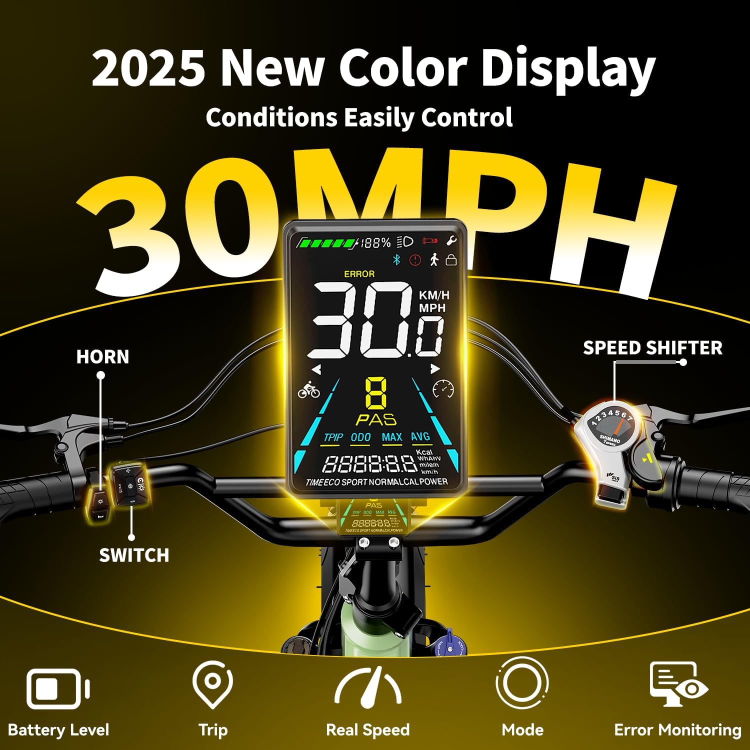 Jasion X-Hunter ST Foldable Electric Bike, 20' Fat Tire, 71Miles & 30+MPH Ebike, 1400W Peak Motor, 624WH Removable Battery, Full Suspension E-Bike for Adult, Step-Thru & Hydraulic Disc Brakes Bicycles